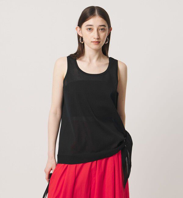 UNITED ARROWS「ノット 2WAY タンクトップ」|タンクトップ|BLACK