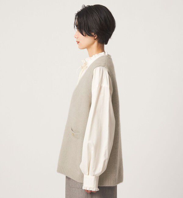 UNITED ARROWS green label relaxing「ヘアリー ニット ベスト」|ベスト・ジレ|