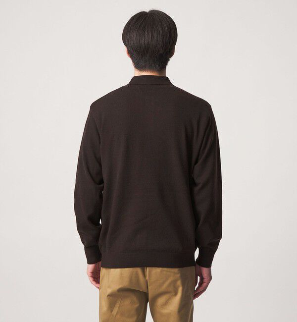 UNITED ARROWS green label relaxing「【WEB限定】JUST fit ハイゲージ ジャケイン ニットポロ」|ニット・セーター|