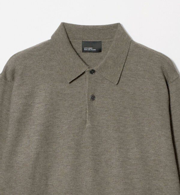 UNITED ARROWS green label relaxing「【WEB限定】JUST fit ハイゲージ ジャケイン ニットポロ」|ニット・セーター|
