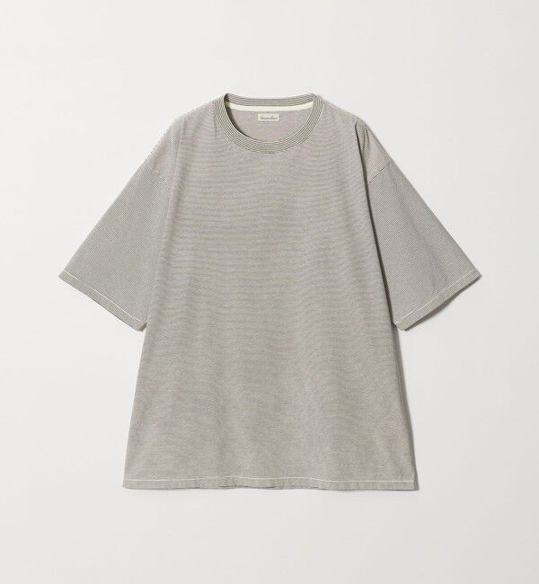 STEVEN ALAN「＜Steven Alan＞ サイロ ボーダー クルーネック Tシャツ」|Tシャツ・カットソー|OFF WHITE