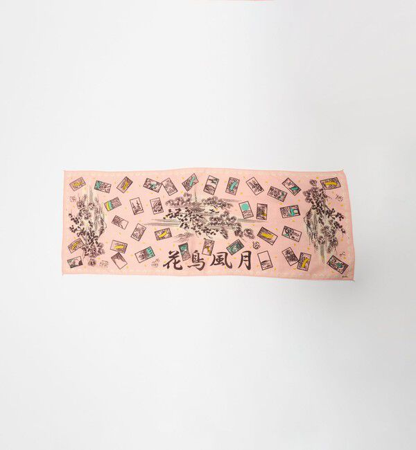BEAUTY&YOUTH UNITED ARROWS「【別注】＜BINDU＞花鳥風月 花札 手ぬぐい」|バンダナ・スカーフ|LT.PINK