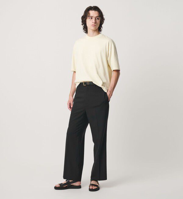 BEAUTY&YOUTH UNITED ARROWS「TR ウーステッド フレア スラックス NO.7 ウォッシャブル」|チノ|