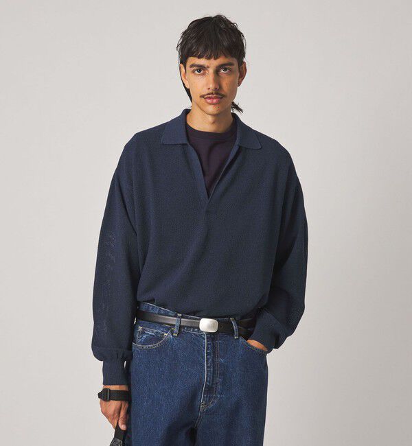 STEVEN ALAN「＜Steven Alan＞ カノコ ニット スキッパー」|ニット・セーター|