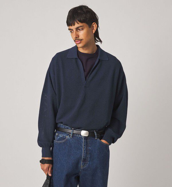 STEVEN ALAN「＜Steven Alan＞ カノコ ニット スキッパー」|ニット・セーター|