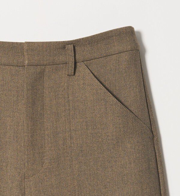 BEAUTY&YOUTH UNITED ARROWS「【WEB限定 Wardrobe DAILY MINIMAL】メランジ ステッチワイドパンツ ウォッシャブル」|スラックス|