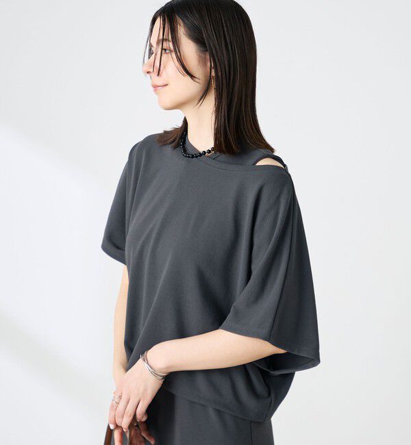 NOLLEY'S「《アンサンブル対応》ウォッシャブルイージーケアカノコケーププルオーバー」|Tシャツ・カットソー|
