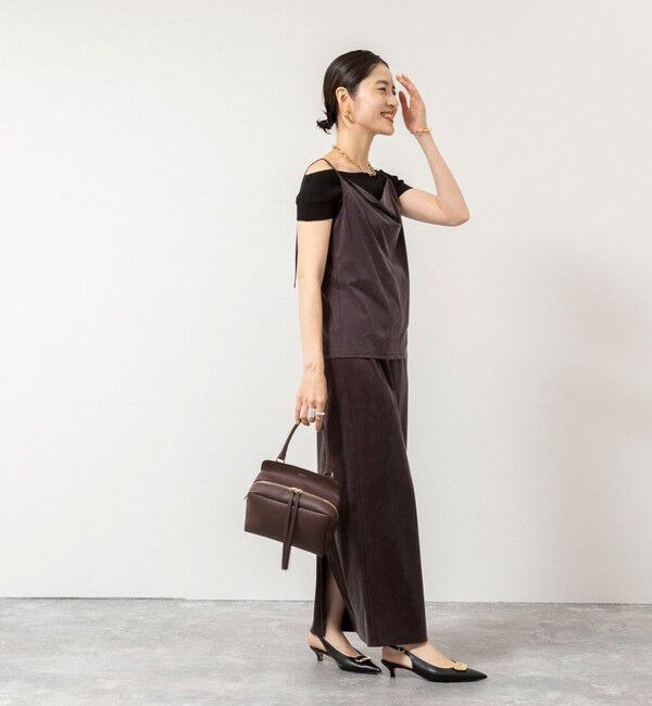 NOLLEY'S sophi「【BECシリーズ】ウォッシャブルキュプラサテンジャージーキャミ」|Tシャツ・カットソー|