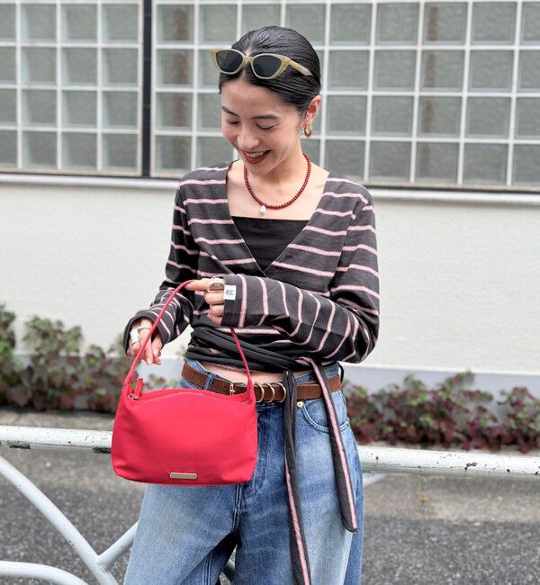 MAQWEL「【MAQWEL/マクウェル】コットンカシュクールカーディガン」|Tシャツ・カットソー|