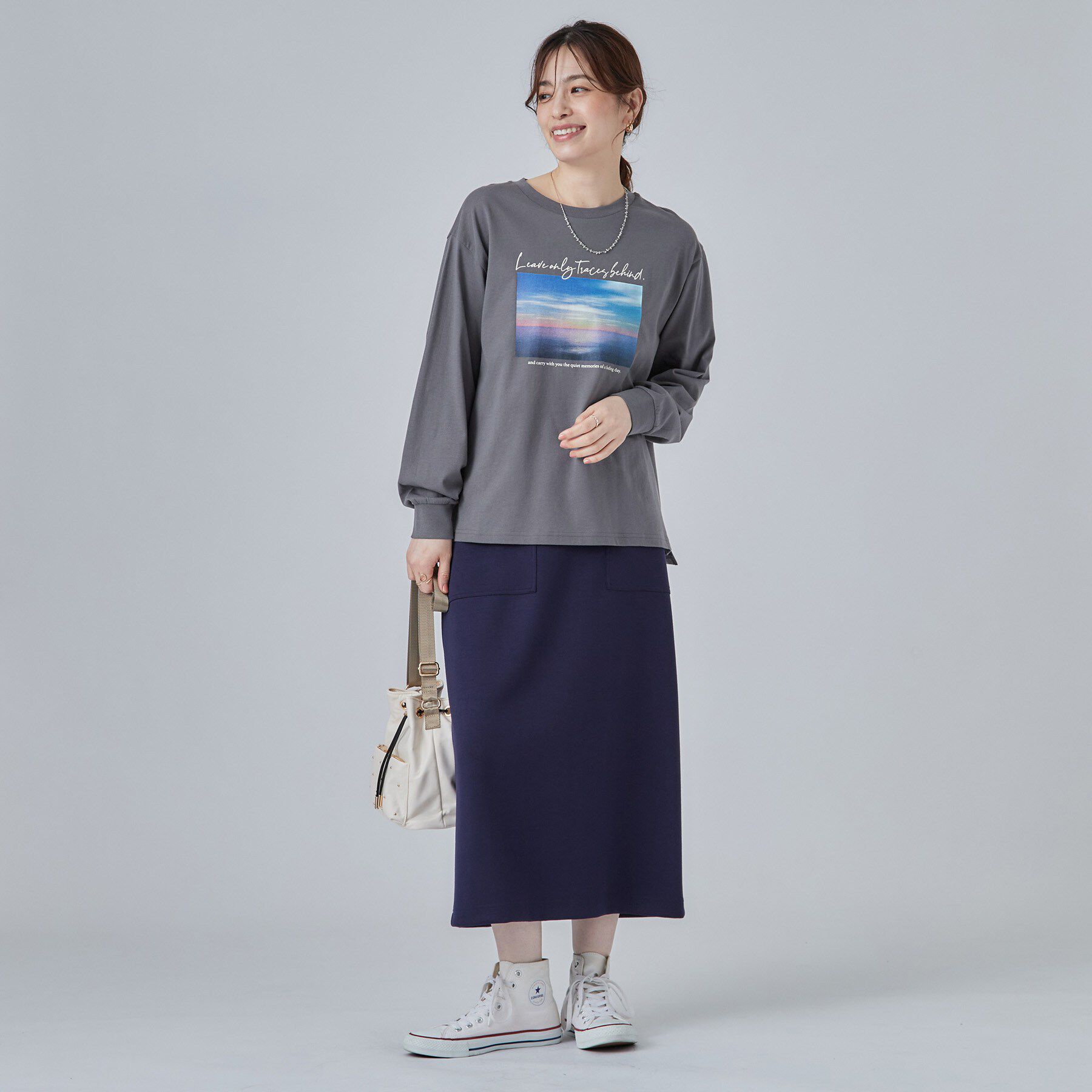 SHOO･LA･RUE「【S-LL】デイリー使いに 選べる6柄プリントロンT」|Tシャツ・カットソー|