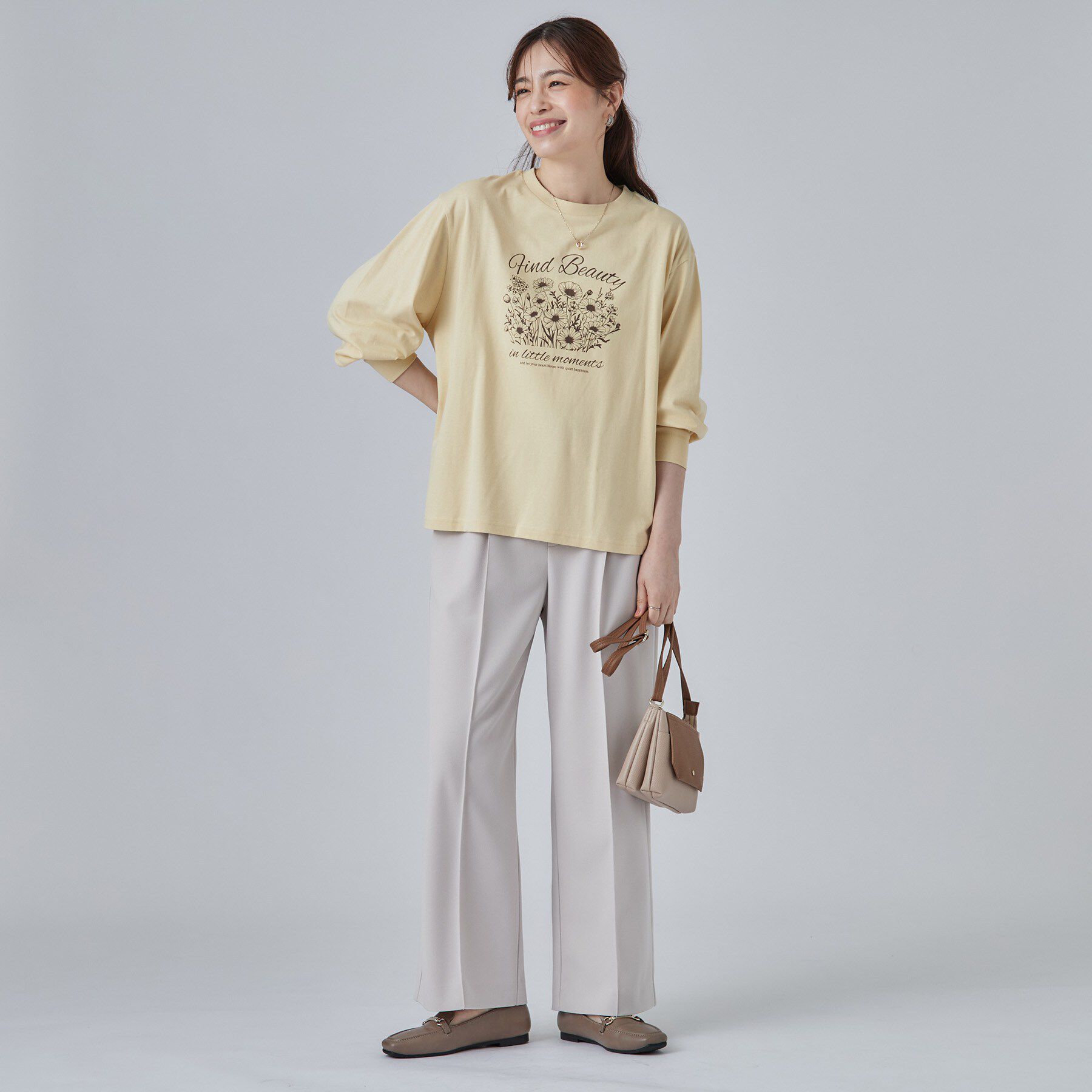 SHOO･LA･RUE「【S-LL】デイリー使いに 選べる6柄プリントロンT」|Tシャツ・カットソー|