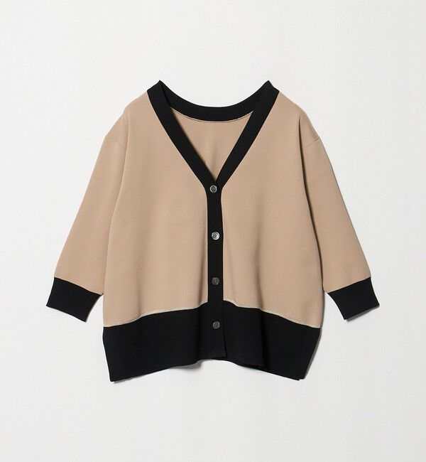 UNITED ARROWS「8分袖 ミニマル 2WAY カーディガン ‐ウォッシャブル‐」|カーディガン|