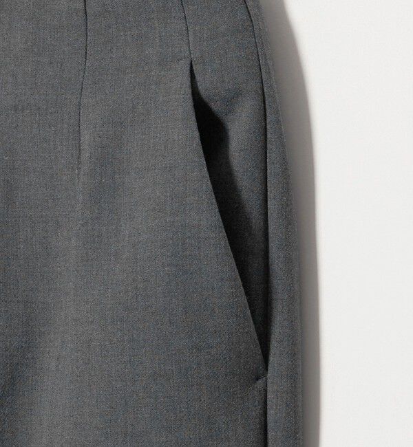 UNITED ARROWS「ダブルクロス スリムパンツ ‐ストレッチ ウォッシャブル‐」|スラックス|