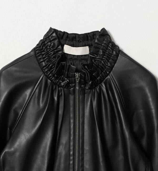 UNITED ARROWS「＜MARILYN MOON＞レザーライク ミドル ブルゾン」|その他|