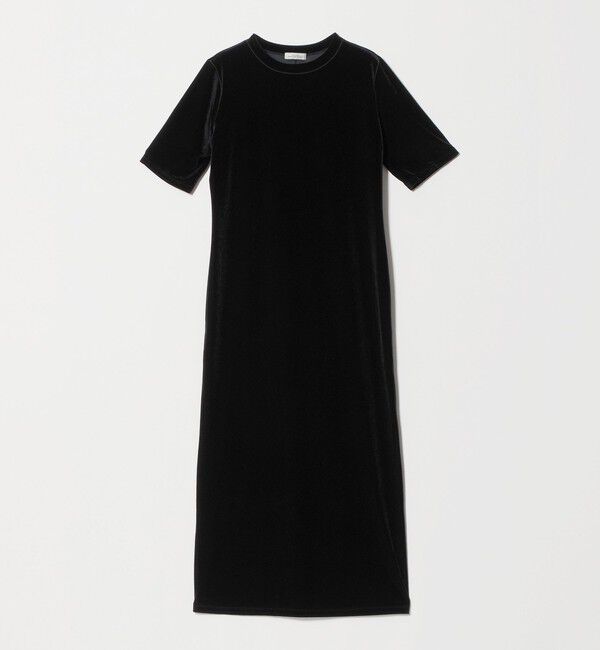 UNITED ARROWS green label relaxing「ベロア ショートスリーブ ワンピース」|ワンピース|