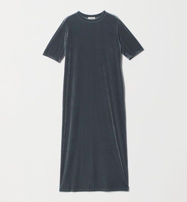 UNITED ARROWS green label relaxing「ベロア ショートスリーブ ワンピース」|ワンピース|