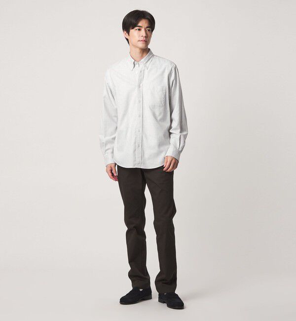 UNITED ARROWS green label relaxing「ナチュラルフィット ビエラボタンダウン 長袖 シャツ」|シャツ・ブラウス|