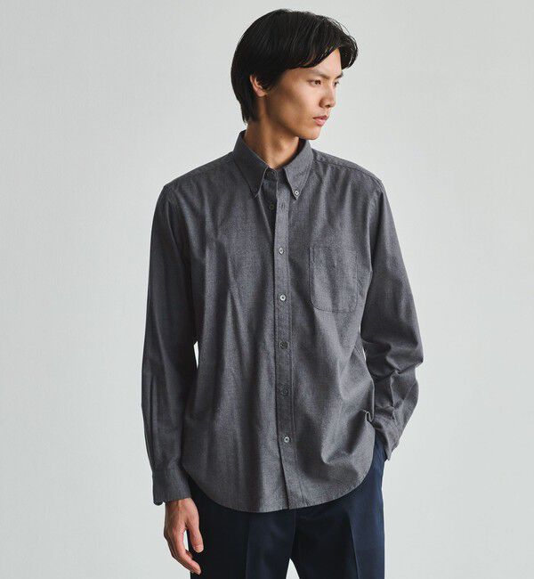 UNITED ARROWS green label relaxing「ナチュラルフィット ビエラボタンダウン 長袖 シャツ」|シャツ・ブラウス|ROYAL