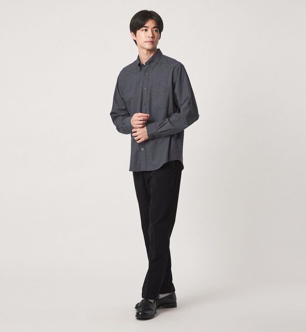 UNITED ARROWS green label relaxing「ナチュラルフィット ビエラボタンダウン 長袖 シャツ」|シャツ・ブラウス|