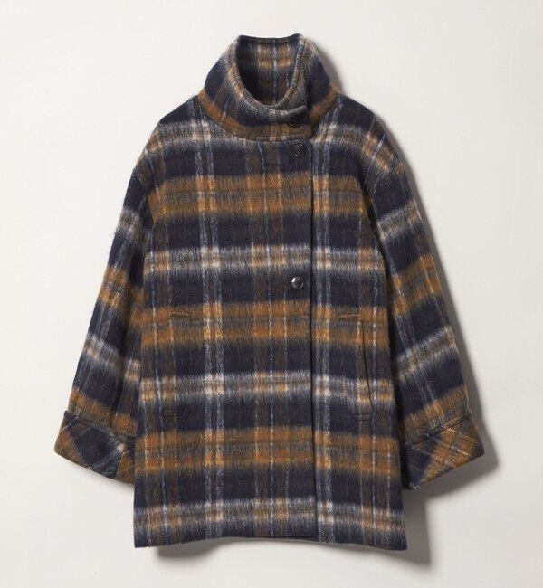 EMMEL REFINES「＜EMMEL REFINES＞EM シャギー チェック ミディアム コート」|その他|