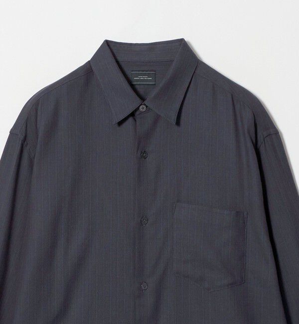 UNITED ARROWS green label relaxing「コットン レーヨン パターン ジャストルーズ レギュラーカラー 長袖 シャツ」|シャツ・ブラウス|