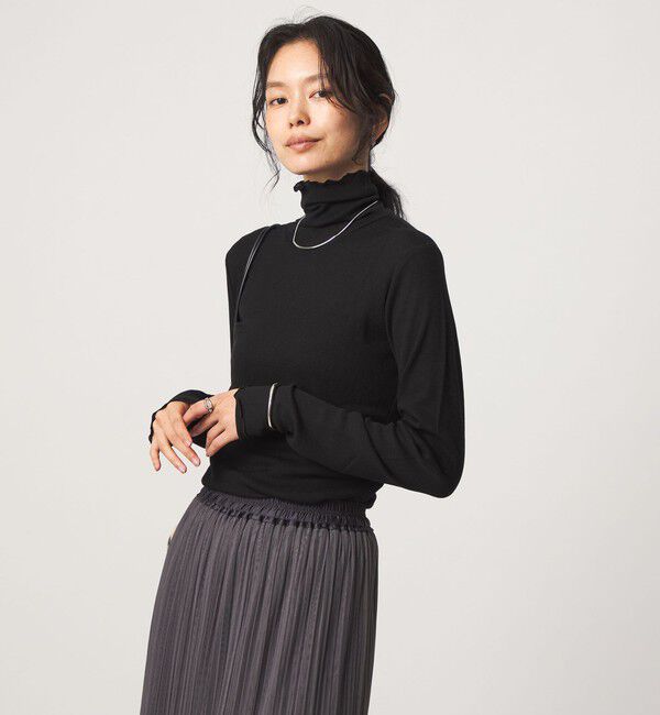 UNITED ARROWS green label relaxing「［size SHORTあり］テレコ タートルネック プルオーバー」|Tシャツ・カットソー|