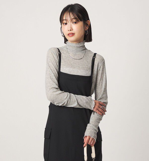 UNITED ARROWS green label relaxing「［size SHORTあり］テレコ タートルネック プルオーバー」|Tシャツ・カットソー|LT.GRAY
