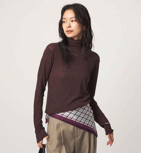 UNITED ARROWS green label relaxing「［size SHORTあり］テレコ タートルネック プルオーバー」|Tシャツ・カットソー|