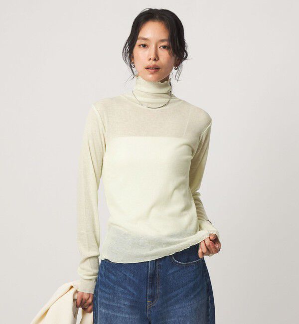 UNITED ARROWS green label relaxing「［size SHORTあり］テレコ タートルネック プルオーバー」|Tシャツ・カットソー|