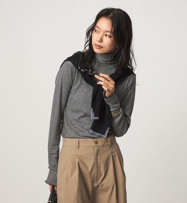 UNITED ARROWS green label relaxing「［size SHORTあり］テレコ タートルネック プルオーバー」|Tシャツ・カットソー|