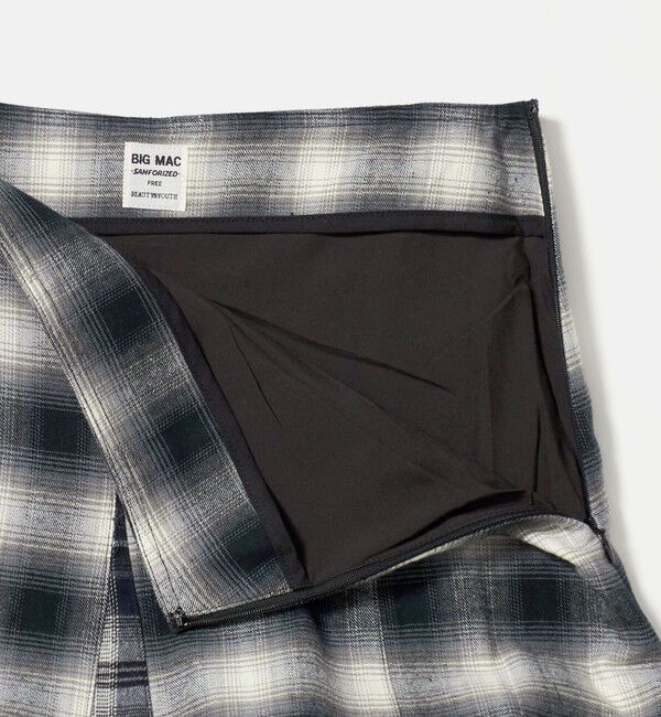 BEAUTY&YOUTH UNITED ARROWS「【別注】＜BIG MAC＞チェック マキシ スカート」|スカート|