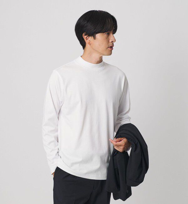 BEAUTY&YOUTH UNITED ARROWS「デオドラント クリア コットン ジャケット Tシャツ 抗菌防臭 吸水速乾 UVカット」|Tシャツ・カットソー|WHITE