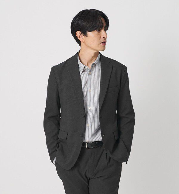 BEAUTY&YOUTH UNITED ARROWS「リサイクル ポリエステル 2B ジャケット セットアップ対応 ヨコストレッチ ウォッシャブル」|テーラードジャケット|