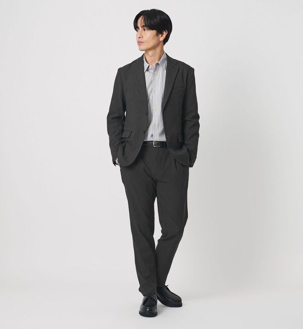 BEAUTY&YOUTH UNITED ARROWS「リサイクル ポリエステル 2B ジャケット セットアップ対応 ヨコストレッチ ウォッシャブル」|テーラードジャケット|
