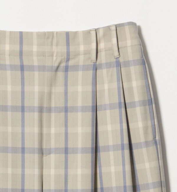 BEAUTY&YOUTH UNITED ARROWS「ポリエステルブレンド チェック ワイドパンツ」|その他|