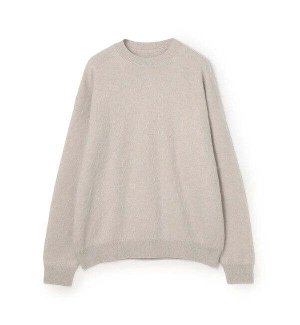 DES PRES「カシミヤファーニット クルーネックプルオーバー」|ニット・セーター|43 ベージュ