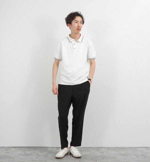 NOLLEY'S goodman「【WEB限定】【TAION/タイオン】NON DOWN BASIC JERSEY HARF SLEEVE POLO 26SS」|ポロシャツ|