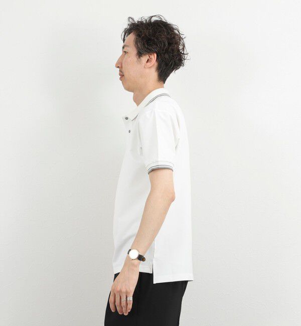 NOLLEY'S goodman「【WEB限定】【TAION/タイオン】NON DOWN BASIC JERSEY HARF SLEEVE POLO 26SS」|ポロシャツ|
