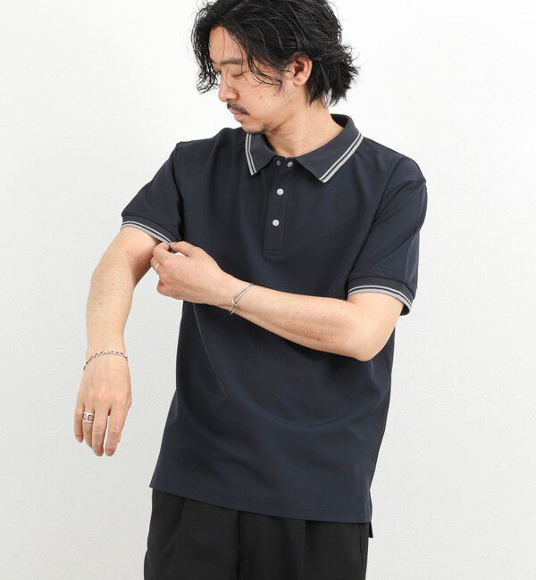NOLLEY'S goodman「【WEB限定】【TAION/タイオン】NON DOWN BASIC JERSEY HARF SLEEVE POLO 26SS」|ポロシャツ|