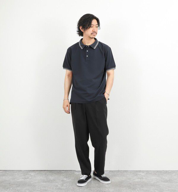 NOLLEY'S goodman「【WEB限定】【TAION/タイオン】NON DOWN BASIC JERSEY HARF SLEEVE POLO 26SS」|ポロシャツ|