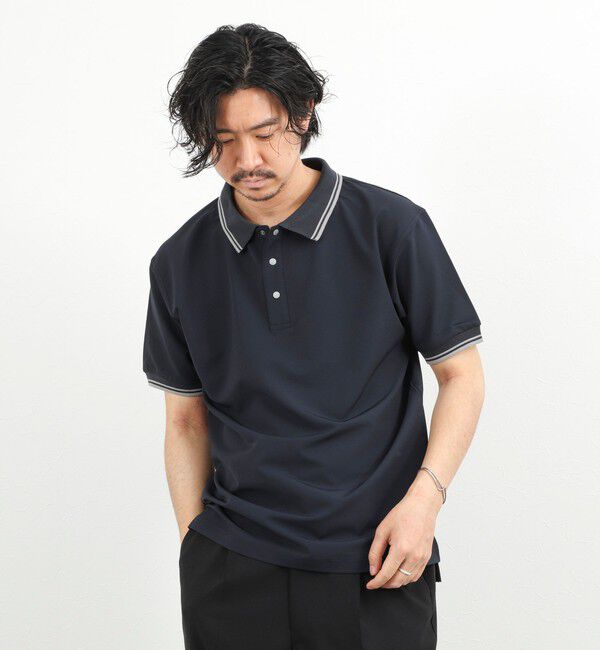 NOLLEY'S goodman「【WEB限定】【TAION/タイオン】NON DOWN BASIC JERSEY HARF SLEEVE POLO 26SS」|ポロシャツ|