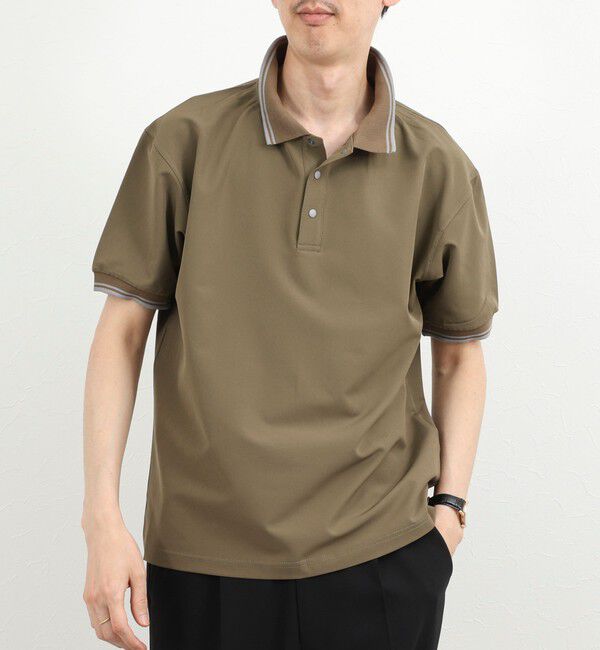 NOLLEY'S goodman「【WEB限定】【TAION/タイオン】NON DOWN BASIC JERSEY HARF SLEEVE POLO 26SS」|ポロシャツ|