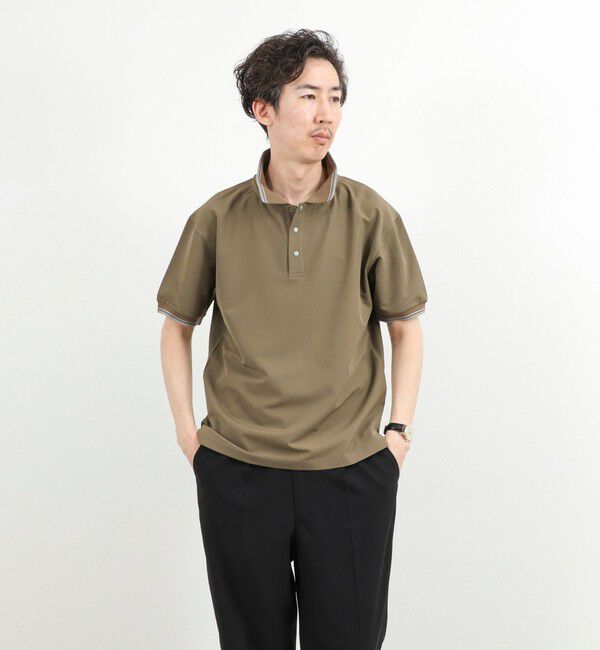 NOLLEY'S goodman「【WEB限定】【TAION/タイオン】NON DOWN BASIC JERSEY HARF SLEEVE POLO 26SS」|ポロシャツ|