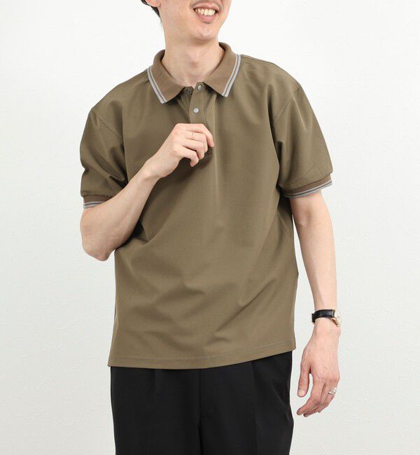NOLLEY'S goodman「【WEB限定】【TAION/タイオン】NON DOWN BASIC JERSEY HARF SLEEVE POLO 26SS」|ポロシャツ|