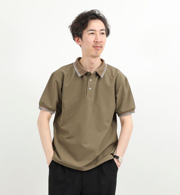 NOLLEY'S goodman「【WEB限定】【TAION/タイオン】NON DOWN BASIC JERSEY HARF SLEEVE POLO 26SS」|ポロシャツ|