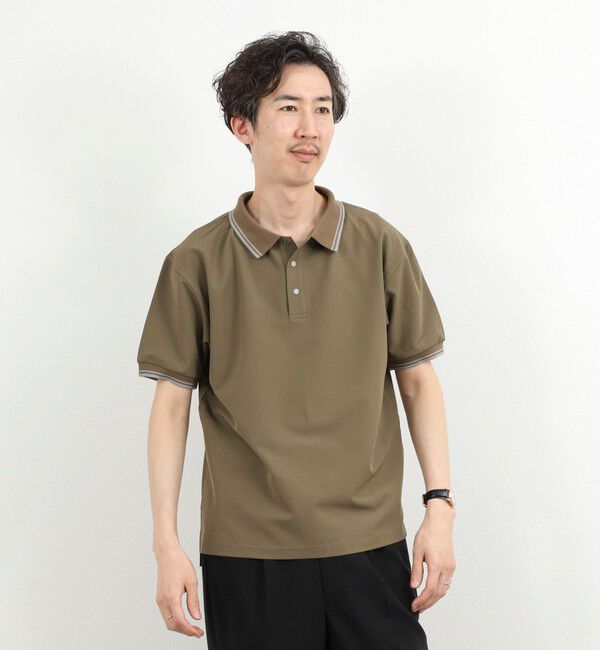 NOLLEY'S goodman「【WEB限定】【TAION/タイオン】NON DOWN BASIC JERSEY HARF SLEEVE POLO 26SS」|ポロシャツ|