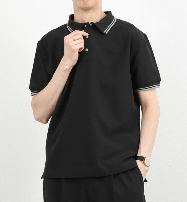 NOLLEY'S goodman「【WEB限定】【TAION/タイオン】NON DOWN BASIC JERSEY HARF SLEEVE POLO 26SS」|ポロシャツ|