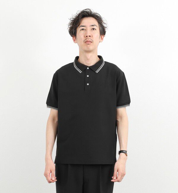 NOLLEY'S goodman「【WEB限定】【TAION/タイオン】NON DOWN BASIC JERSEY HARF SLEEVE POLO 26SS」|ポロシャツ|