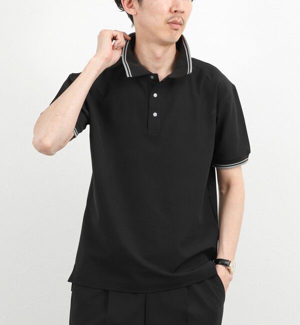 NOLLEY'S goodman「【WEB限定】【TAION/タイオン】NON DOWN BASIC JERSEY HARF SLEEVE POLO 26SS」|ポロシャツ|