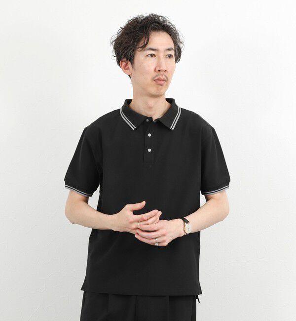 NOLLEY'S goodman「【WEB限定】【TAION/タイオン】NON DOWN BASIC JERSEY HARF SLEEVE POLO 26SS」|ポロシャツ|